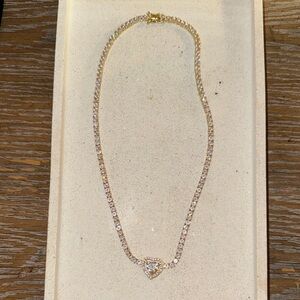 Elegant Gold Heart Necklace